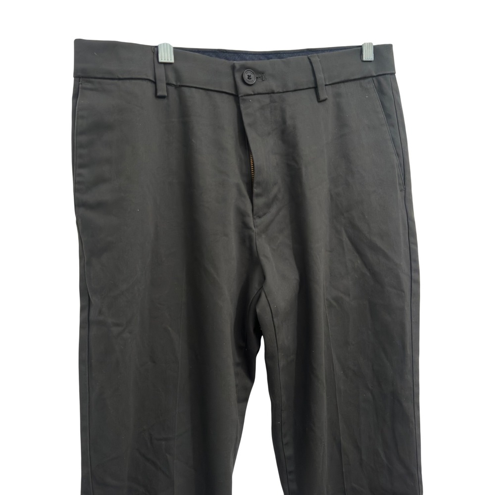 Dockers Smart 360 Flex Chino Pants Mens 31x30 Charcoal Gray Straight Fit Stretch